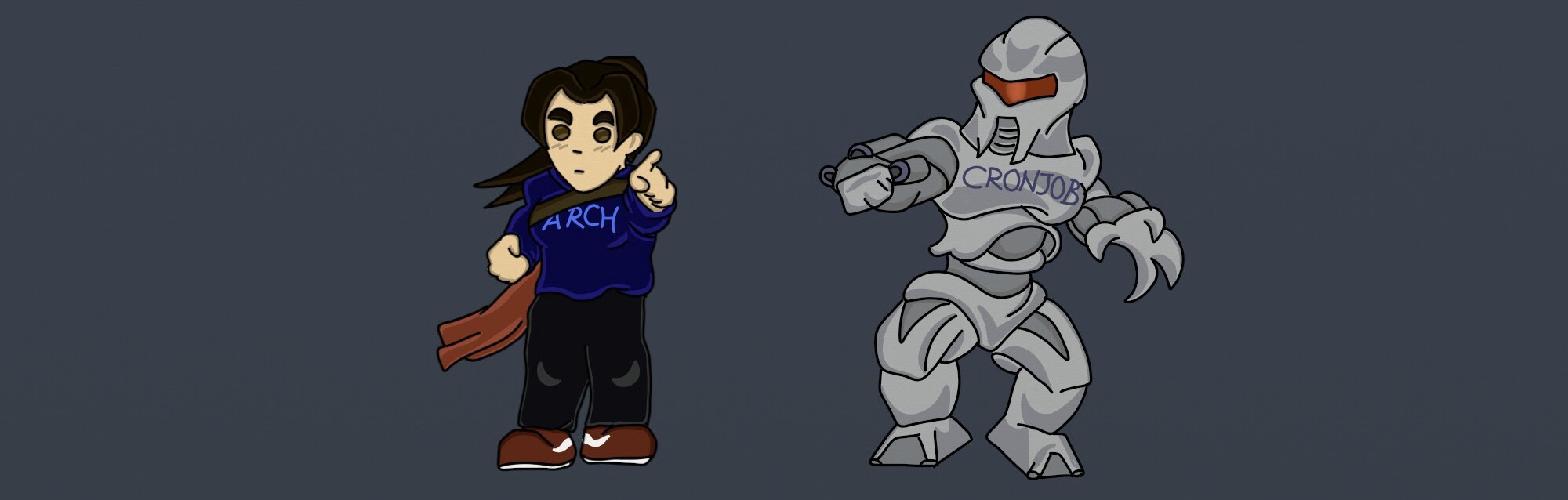 A self-portrait, with a cylon (and a plan)